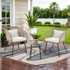 VIRASAT FURNITURE Outdoor Wicker 3-Piece Patio Set