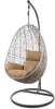 Virasat Single Seater Hanging Swing With Stand For Balcony , Garden Swing (Dark Grey)-VIRASAT FURNITURE & FURNISHING