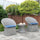 Virasat Outdoor Patio Seating Set 2 Chairs and 1 Table Set-VIRASAT FURNITURE & FURNISHING