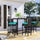 Virasat Outdoor Patio Bar Sets 4 Chairs and 1 Table (Dark Brown)-VIRASAT FURNITURE & FURNISHING