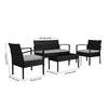 Virasat Outdoor Sofa Set 2 Seater , 2 Single seater and 1 Center Table Set (Brown)-VIRASAT FURNITURE & FURNISHING