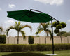 Virasat Luxury Side Pole Garden Umbrella With Stand (Round, Green)-VIRASAT FURNITURE & FURNISHING
