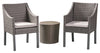 Virasat Outdoor Patio Seating Set 2 Chairs and 1 Table-VIRASAT FURNITURE & FURNISHING