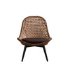 Virasat Outdoor Patio Seating Set 2 Chairs and 1 Table Set (Brown)-VIRASAT FURNITURE & FURNISHING