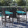 Virasat Outdoor Patio Bar Sets 4 Chairs and 1 Table (Dark Brown)-VIRASAT FURNITURE & FURNISHING