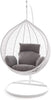 Virasat Single Seater Hanging Swing With Stand For Balcony, Garden Swing (White)-VIRASAT FURNITURE & FURNISHING