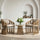 VIRASAT FURNITURE VARQO OUTDOOR PATIO SEATING SET 2 CHAIRS AND 1 TABLE SET (CREAM) BRAIDED & ROPE