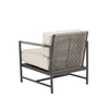 Virasat Outdoor Patio Seating Set 2 Chairs and 1 Table Set (Grey) Braided & Rope-VIRASAT FURNITURE & FURNISHING