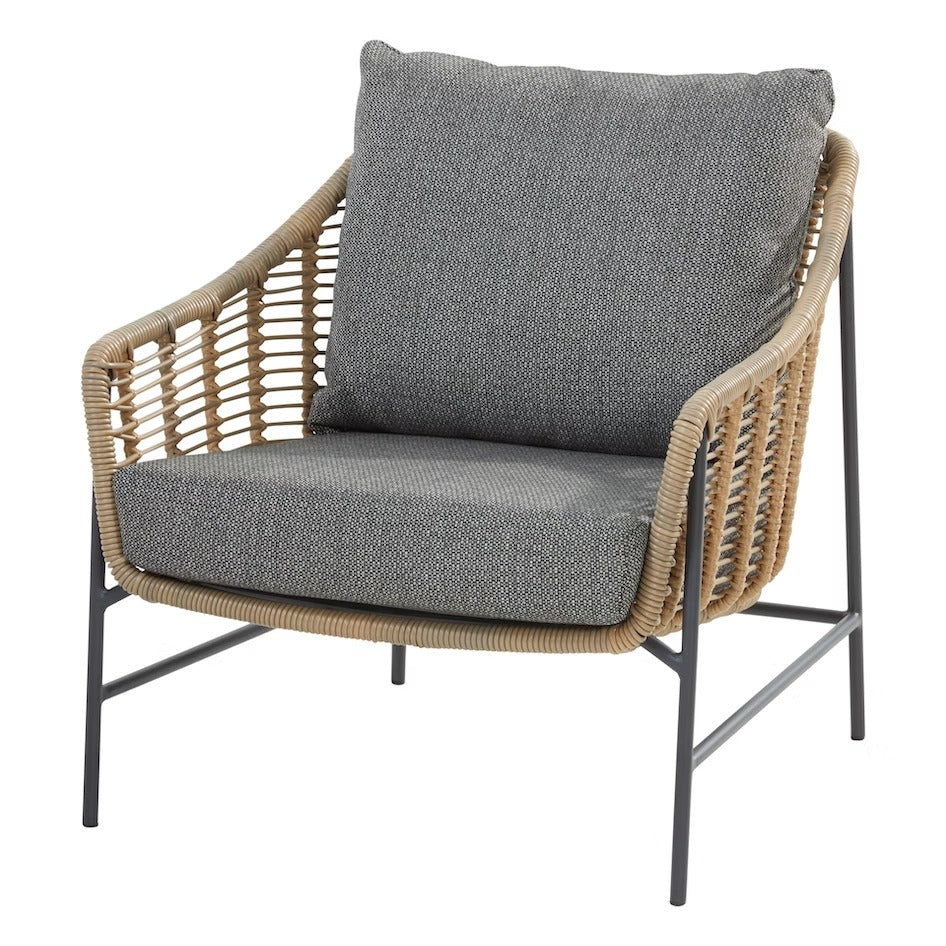 Virasat Outdoor Garden Balcony Sofa Set 2 Seater, 2 Single Seater and 1 Center Table Set (Tan)-VIRASAT FURNITURE & FURNISHING