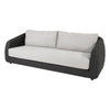 Virasat Outdoor Garden Balcony Sofa Set 2 Seater, 2 Single Seater and 1 Center Table Set, Braid & Rope (Black)-VIRASAT FURNITURE & FURNISHING