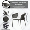 VIRASAT FURNITURE Outdoor Rope 3-Piece Patio Set