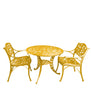 Virasat Cast Aluminium Garden Patio Seating 2 Chair and 1 Table Set-VIRASAT FURNITURE & FURNISHING