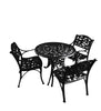 Virasat Cast Aluminium Garden Patio Seating 3 Chair and 1 Table Set-VIRASAT FURNITURE & FURNISHING