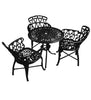 Virasat Cast Aluminium Garden Patio Seating 3 Chair and 1 Table Set-VIRASAT FURNITURE & FURNISHING