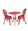 Virasat Cast Aluminium Garden Patio Seating 2 Chair and 1 Table Set-VIRASAT FURNITURE & FURNISHING