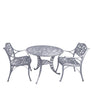 Virasat Cast Aluminium Garden Patio Seating 2 Chair and 1 Table Set-VIRASAT FURNITURE & FURNISHING