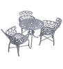 Virasat Cast Aluminium Garden Patio Seating 3 Chair and 1 Table Set-VIRASAT FURNITURE & FURNISHING