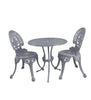 Virasat Cast Aluminium Garden Patio Seating 2 Chair and 1 Table Set-VIRASAT FURNITURE & FURNISHING
