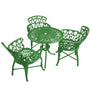 Virasat Cast Aluminium Garden Patio Seating 3 Chair and 1 Table Set-VIRASAT FURNITURE & FURNISHING