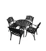 Virasat Cast Aluminium Garden Patio Seating 4 Chair and 1 Table Set-VIRASAT FURNITURE & FURNISHING
