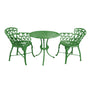 Virasat Cast Aluminium Garden Patio Seating 2 Chair and 1 Table Set-VIRASAT FURNITURE & FURNISHING