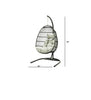 Virasat Single Seater Hanging Swing With Stand For Balcony , Garden Swing (Black)-VIRASAT FURNITURE & FURNISHING