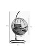 Virasat Single Seater Hanging Swing With Stand For Balcony, Garden Swing (White)-VIRASAT FURNITURE & FURNISHING