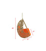 Virasat Single Seater Hanging Swing Without Stand For Balcony, Garden Swing (Honey)-VIRASAT FURNITURE & FURNISHING