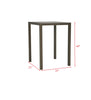 Virasat Outdoor Patio Bar Set 2 Chairs and 1 Table Set (Brown)-VIRASAT FURNITURE & FURNISHING