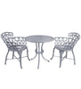 Virasat Cast Aluminium Garden Patio Seating 2 Chair and 1 Table Set-VIRASAT FURNITURE & FURNISHING