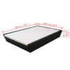 Virasat Outdoor Poolside Sunbed With Cushion Daybed (Black/Brown)-VIRASAT FURNITURE & FURNISHING