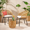 VIRASAT FURNITURE 3 Piece Garden Outdoor Rope Patio Set