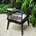 VIRASAT FURNITURE ELICIA OUTDOOR PATIO SEATING SET 2 CHAIRS AND 1 TABLE SET (BLACK) BRAIDED & ROPE