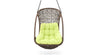 Virasat Single Seater Hanging Swing Without Stand For Balcony , Garden Swing (Dark Brown )-VIRASAT FURNITURE & FURNISHING