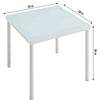 Virasat Outdoor Patio Seating Set 2 Chairs and 1 Table Set (White) Braided & Rope-VIRASAT FURNITURE & FURNISHING