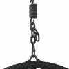 Virasat Single Seater Hanging Swing Without Stand For Balcony, Garden Swing (Black)-VIRASAT FURNITURE & FURNISHING
