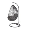 Virasat Single Seater Hanging Swing With Stand For Balcony, Garden Swing (Black)-VIRASAT FURNITURE & FURNISHING