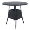 Virasat Outdoor Patio Seating Set 4 Chairs and 1 Table Set (Black)-VIRASAT FURNITURE & FURNISHING