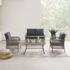 Virasat Outdoor Sofa Set 2 Seater, 2 Single Seater and 1 Center Table (Grey)-VIRASAT FURNITURE & FURNISHING