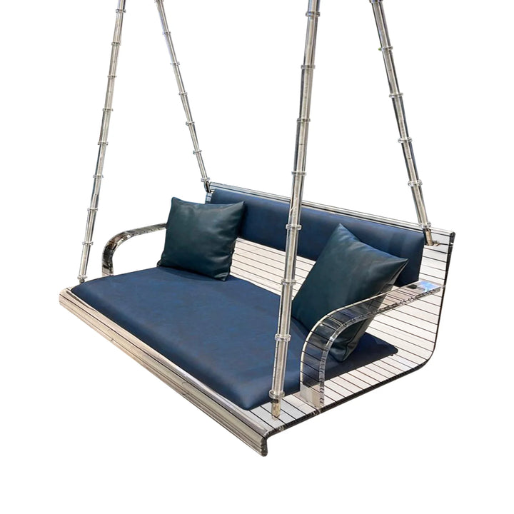 Virasat Sias Double Seater Hanging Swing Without Stand For Balcony , Garden Swing ( Acrylic )