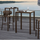 Virasat Outdoor Patio Bar Set 2 Chairs and 1 Table Set (Brown)