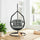 Virasat Single Seater Hanging Swing With Stand For Balcony, Garden (Black) Braided & Rope-VIRASAT FURNITURE & FURNISHING