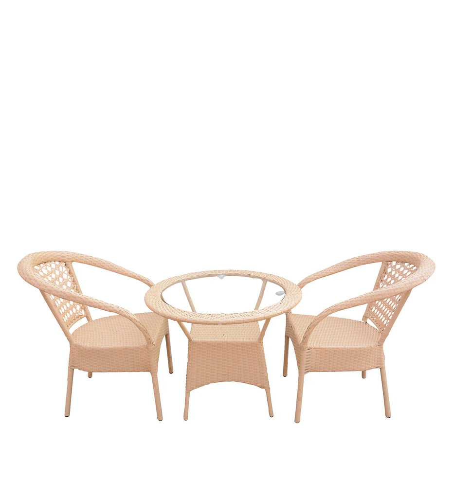 Virasat Outdoor Patio Seating Set 2 Chairs and 1 Table Set-VIRASAT FURNITURE & FURNISHING