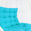 Virasat Single Seater Hanging Swing With Stand For Balcony, Garden Swing (White)-VIRASAT FURNITURE & FURNISHING
