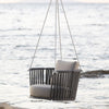 Virasat Single Seater Hanging Swing Without Stand For Balcony, Garden Swing (Grey)-VIRASAT FURNITURE & FURNISHING