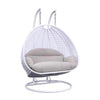 Virasat Double Seater Hanging Swing With Stand For Balcony, Garden Swing (White)-VIRASAT FURNITURE & FURNISHING