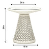 Virasat Outdoor Patio Seating Set 2 Chairs and 1 Table Set (White + Silver)-VIRASAT FURNITURE & FURNISHING
