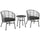 Virasat Outdoor Patio Seating Set 2 Chairs and 1 Table Set (Grey)-VIRASAT FURNITURE & FURNISHING