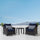 VIRASAT FURNITURE 3-Piece Outdoor Rattan Wicker Patio Set