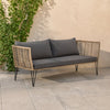 VIRASAT FURNITURE 2 SEATER PIECE OUTDOOR ROPE LOVESEAT SOFA